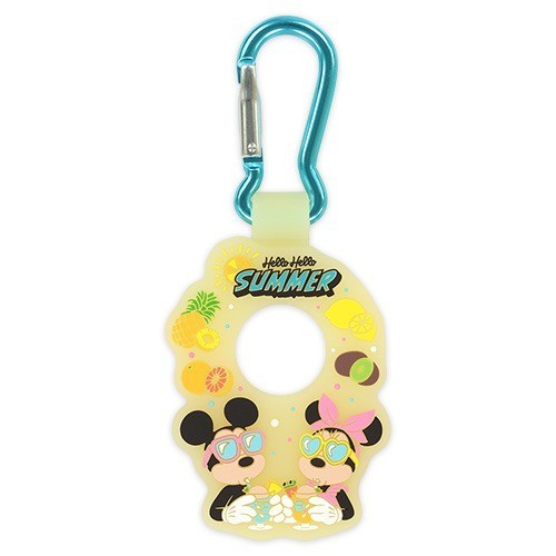Japan Tokyo Disney Resort Mickey Minnie Carabiner Bottle Holder Hello Summer