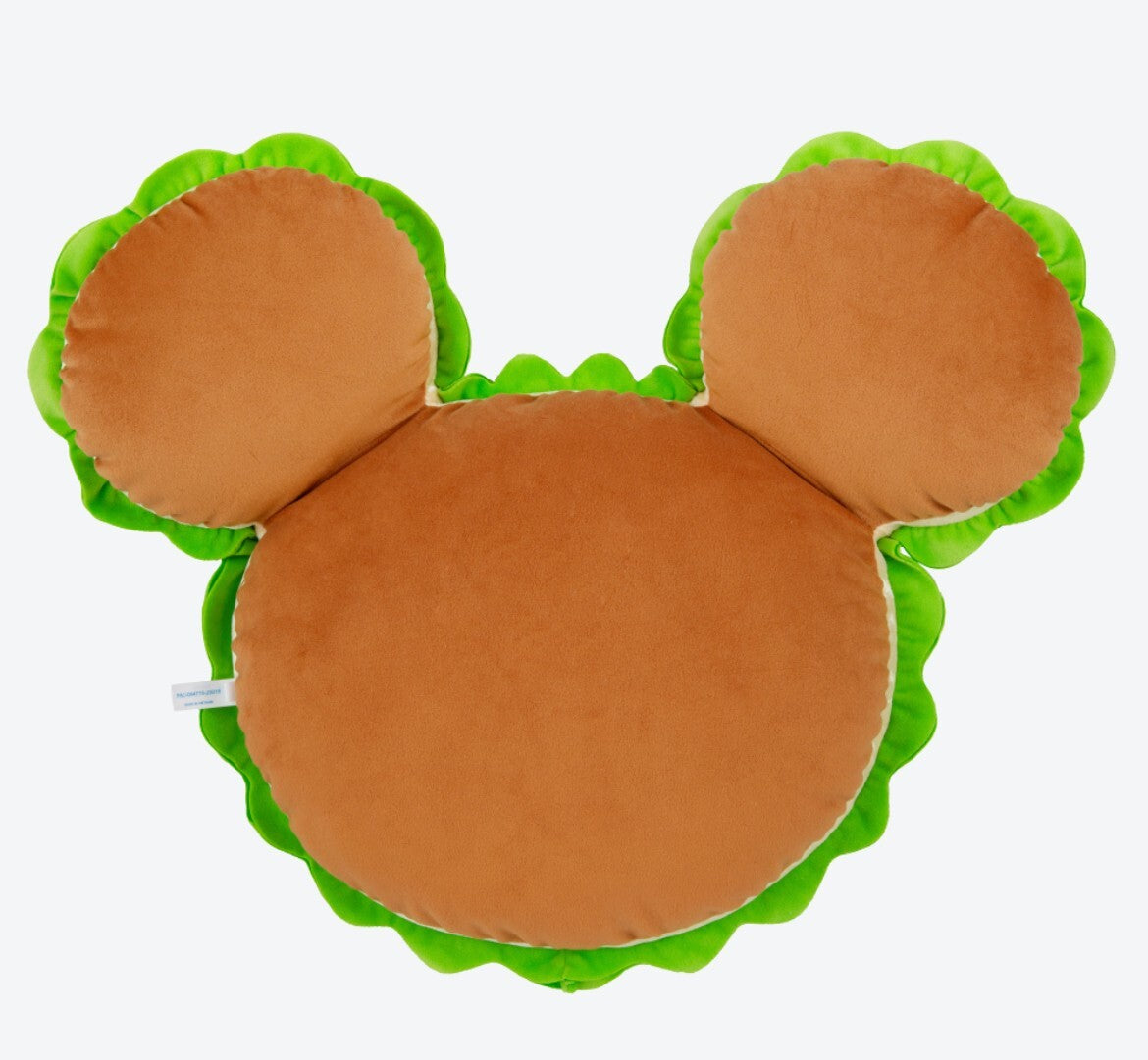 Japan Tokyo Disney Resort Cushion Mickey's Hamburger hood fluffy  New
