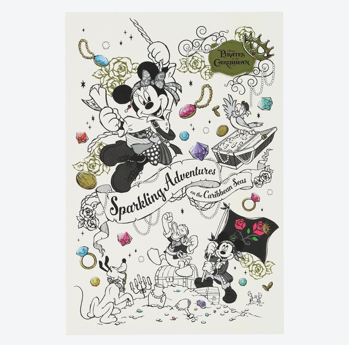 Japan Tokyo Disney Resort Mickey Mouse and Friends Postcard 3 pieces New 2025
