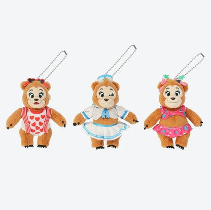 Japan Tokyo Disney Resort Plush Keychain Sunbonets Country Bear Jamboree