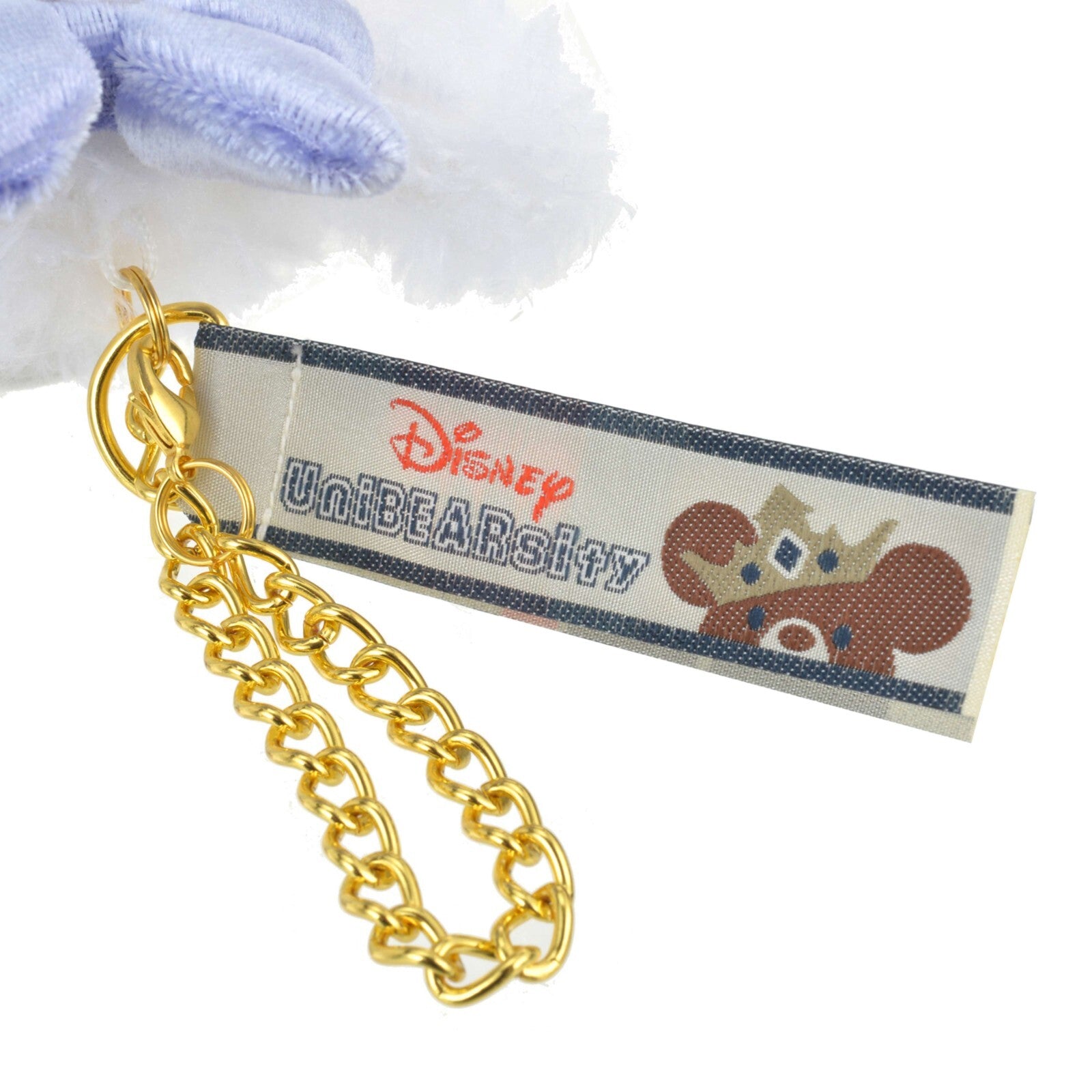 Japan Tokyo Disney Store UniBearsity Plush Puffy Toy Keychain Daisy