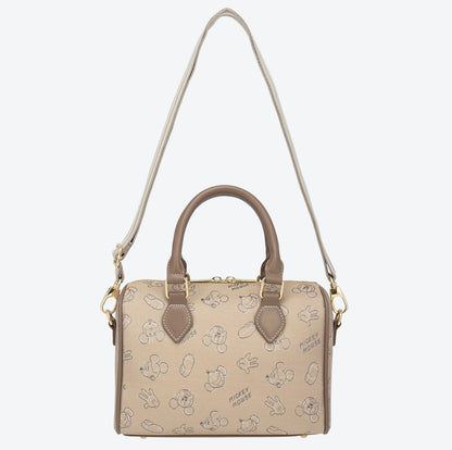 Japan Tokyo Disney Resort Mickey Mouse Tote Bag Shoulder Bag Beige Limited 2025