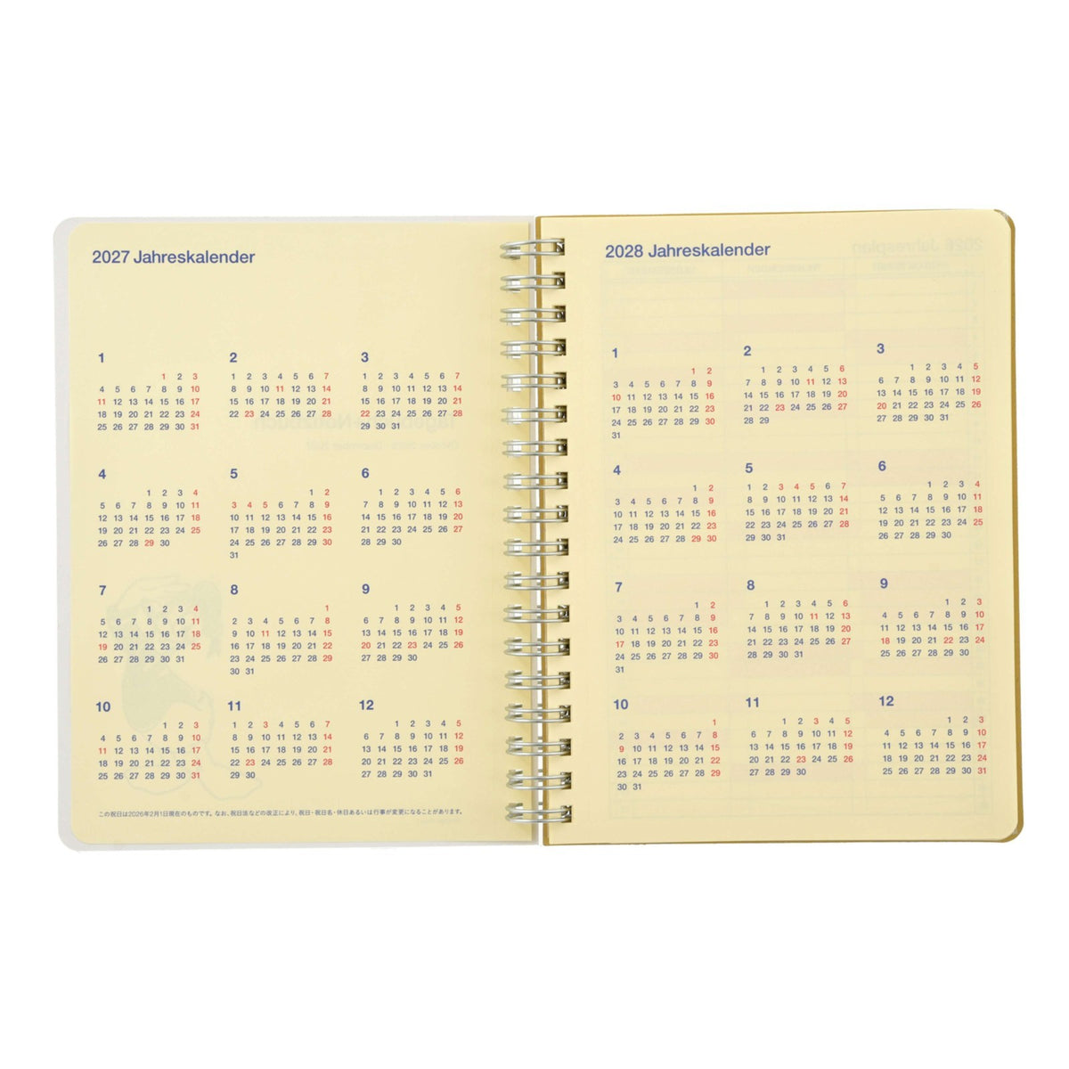 Japan Tokyo Disney Store Delfonics Donald & Friends Rollbahn Diary L 2027