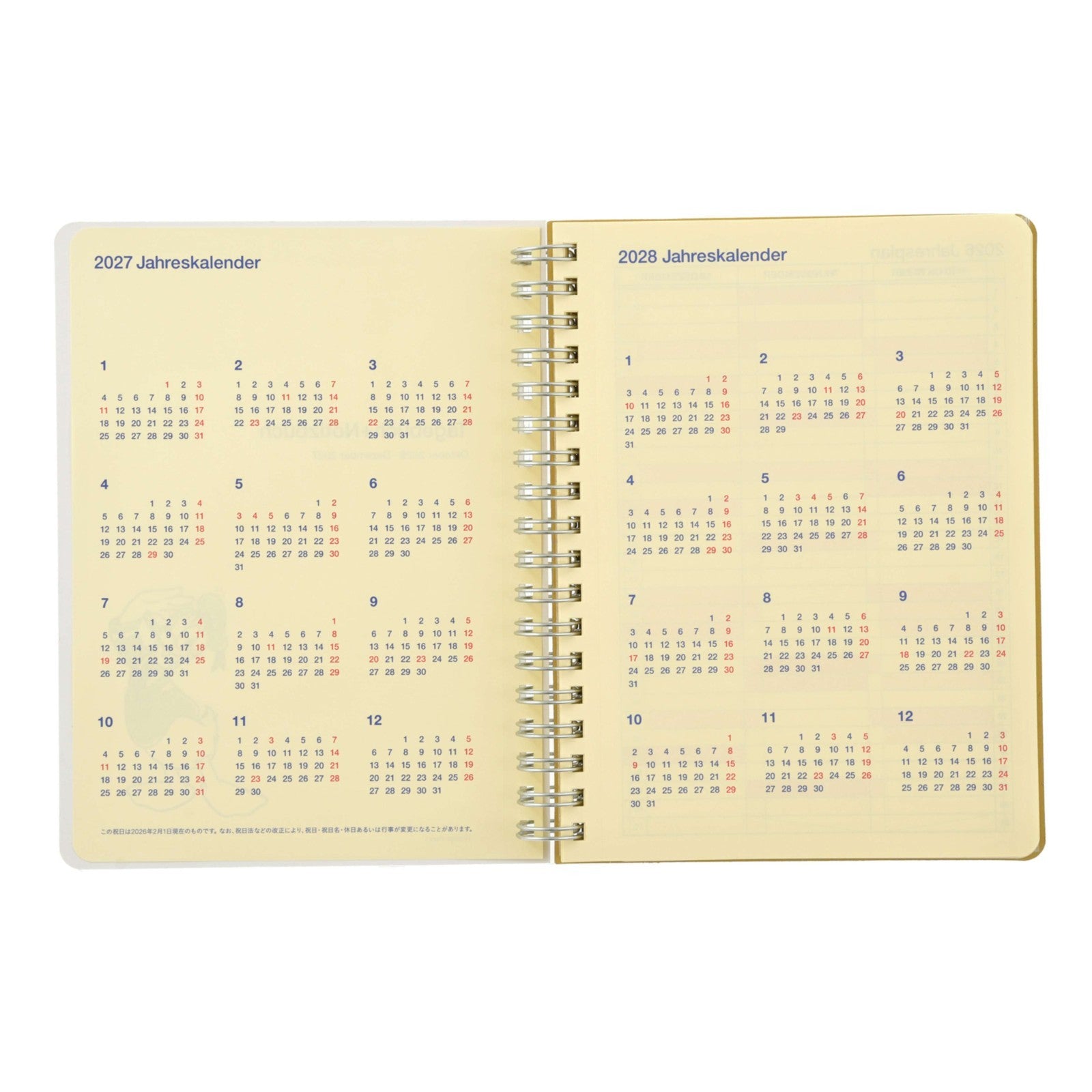 Japan Tokyo Disney Store Delfonics Donald & Friends Rollbahn Diary L 2027