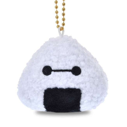 Japan Tokyo Disney Store Baymax Plush Toy Keychain Rice Ball