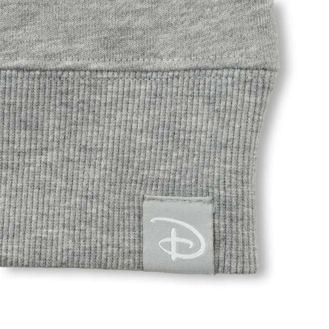 Japan Tokyo Disney Store Mickey Mouse Hoodie Standing Pose Gray MAGICAL LABEL
