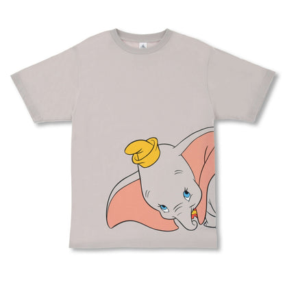 Japan Tokyo Disney Store Dumbo Short-Sleeve T-Shirt Gray T-Shirt Collection