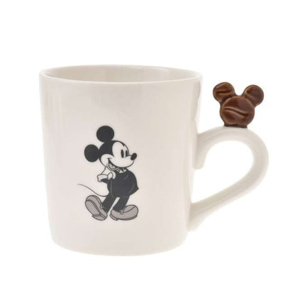 Japan Tokyo Disney Store Mickey & Minnie Mug "Life with Cafe"