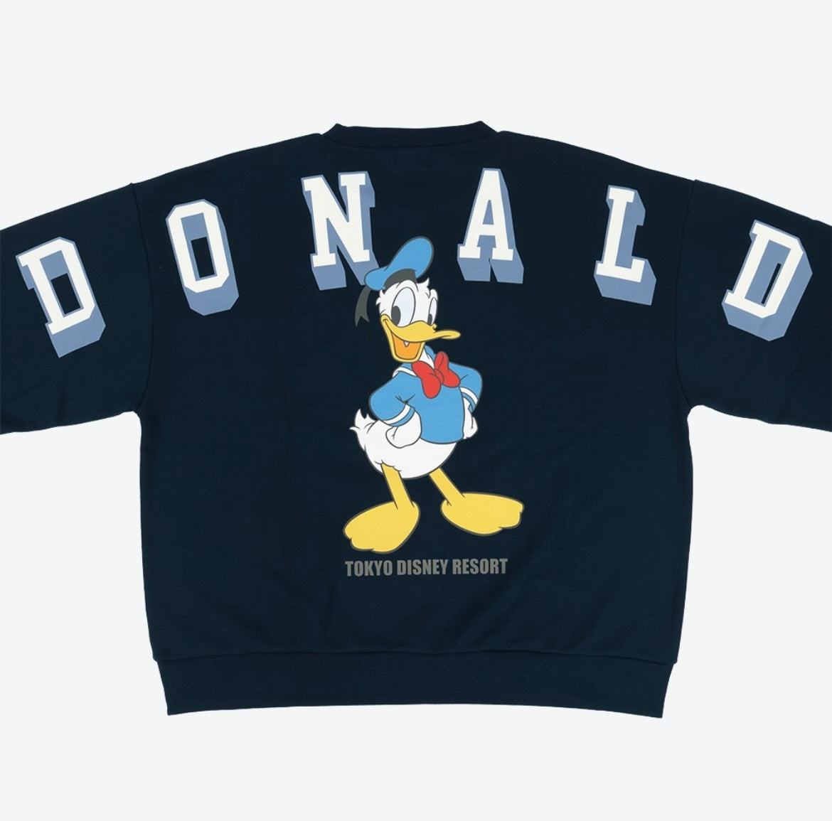 Japan Tokyo Disney Resort Donald Duck Sweatshirt Long sleeve 2025