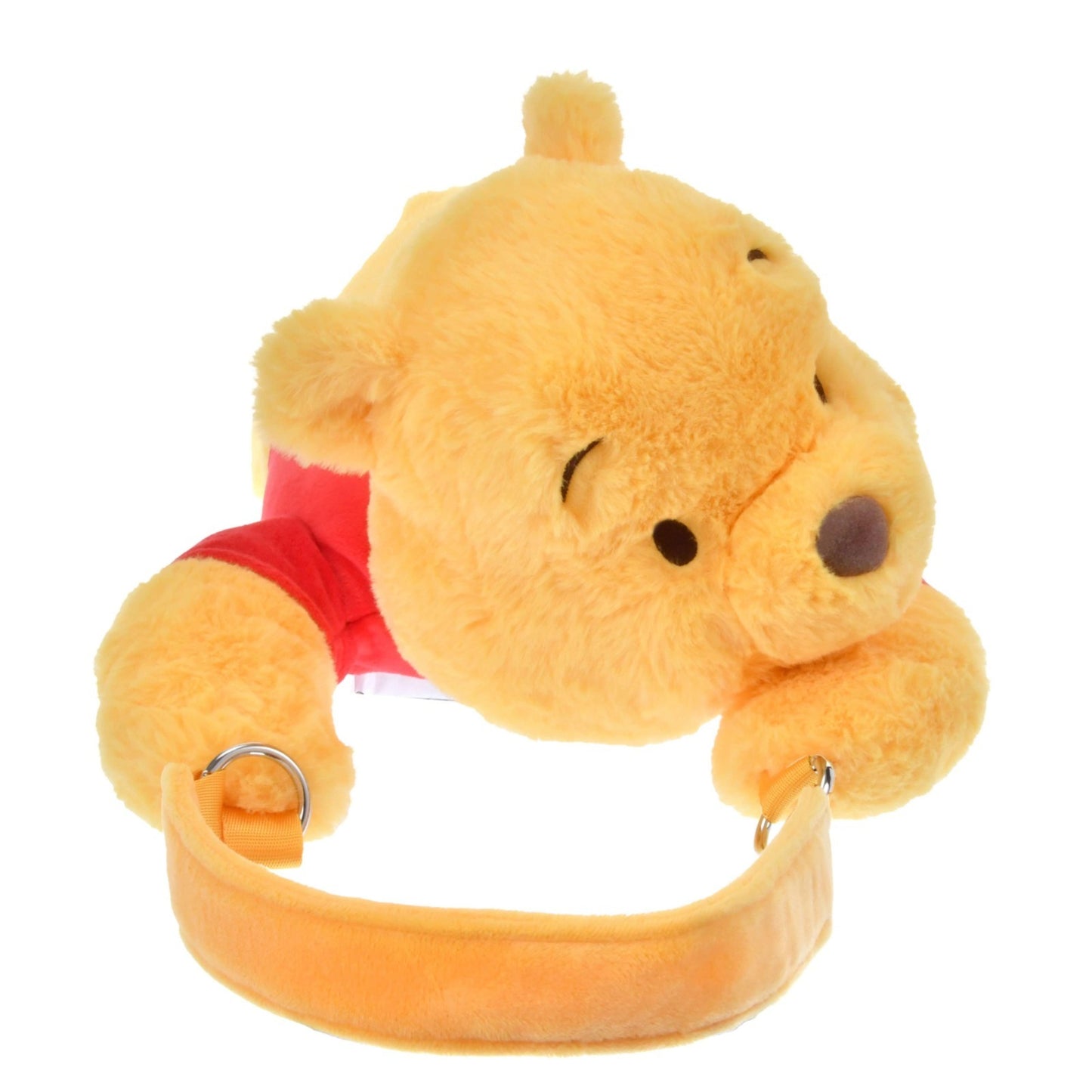 Japan Tokyo Disney Store Pooh Tissue Box Cover with Carabiner Hanging Type