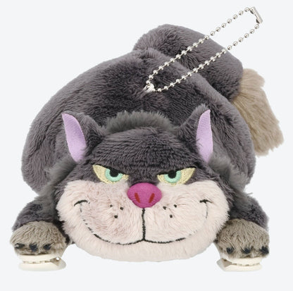 Japan Tokyo Disney Resort Cinderella Lucifer Plush Toy Shoulder Clip Keychain