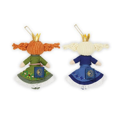Japan Tokyo Disney Resort Plush Toy Charm Set Frozen Fantasy Springs Keychain