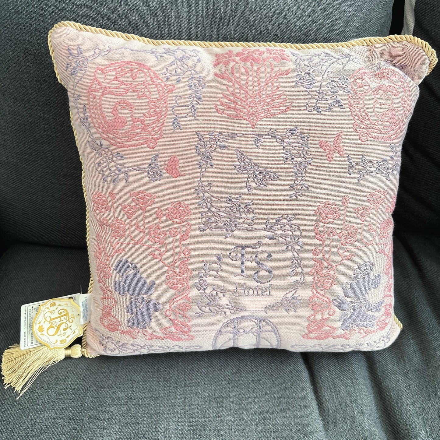 Japan Tokyo Disney Resort Cushion Mickey Minnie Fantasy Springs Hotel