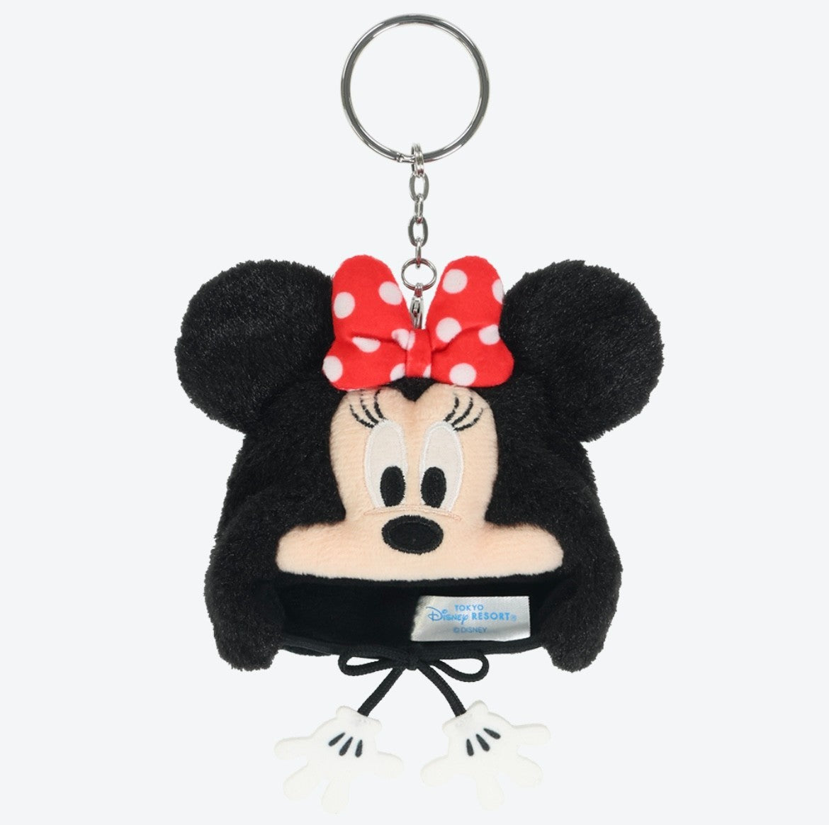 Japan Tokyo Disney Resort Minnie Mouse Keychain Ears Cap Hat 2025