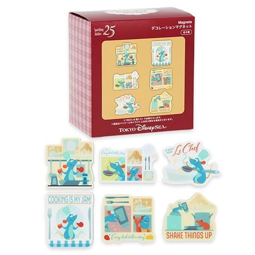 Japan Tokyo Disney Resort Ratatouille Decorative Magnet Set