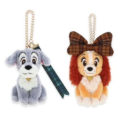 Japan Tokyo Disney Resort Lady and the Tramp Plush Toy Charm Set