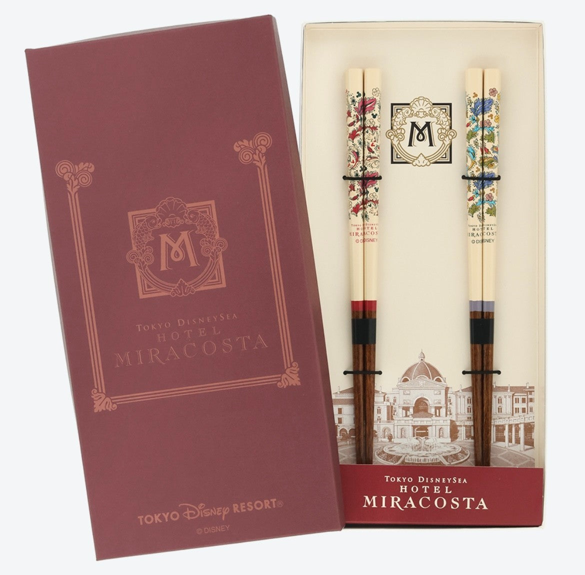 Japan Tokyo Disney Resort Chopsticks Japanese Tableware Hotel Miracosta 2 pairs