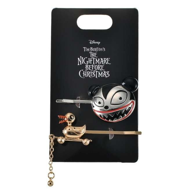 Japan Tokyo Disney Store Teddy Killer Duck Hairpin Nightmare Before Christmas