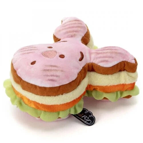 Japan Disney Takara Tommy Nui Pan Brett Plush Toy Piglet Sandwich