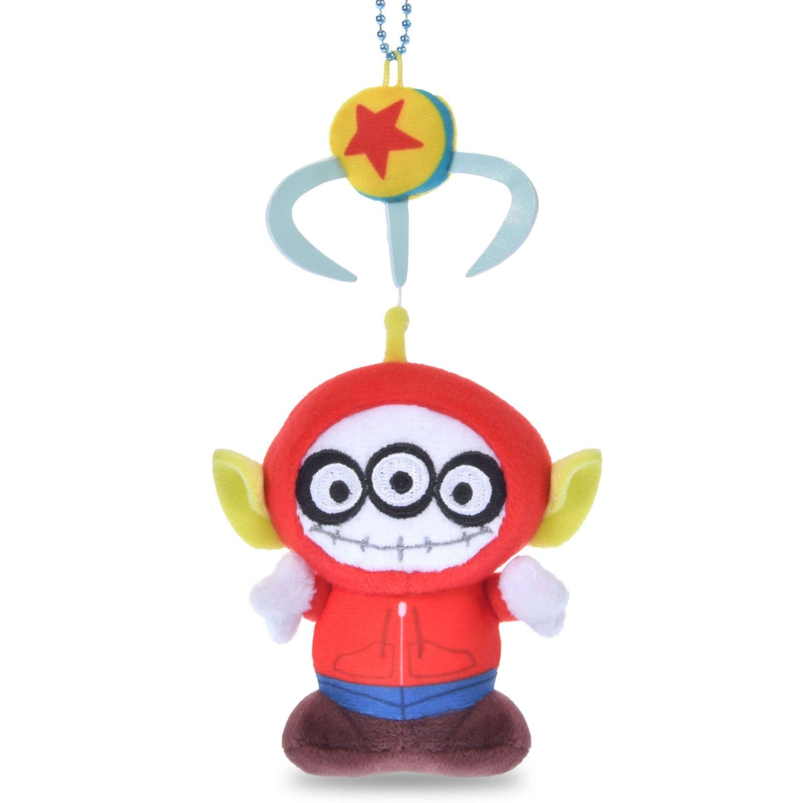 Japan Tokyo Disney Store Little Green Men Plush Keychain CRANEGAME Toy Story