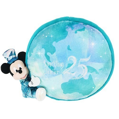 Japan Tokyo Disney Resort Sea 25th Sparkling Jubilee Mickey Mouse Cushion