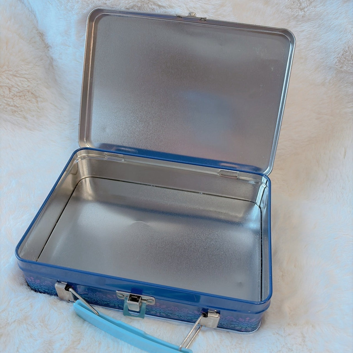 Japan Tokyo Disney Confectionery Tin Can Frozen Ana Elsa Bag