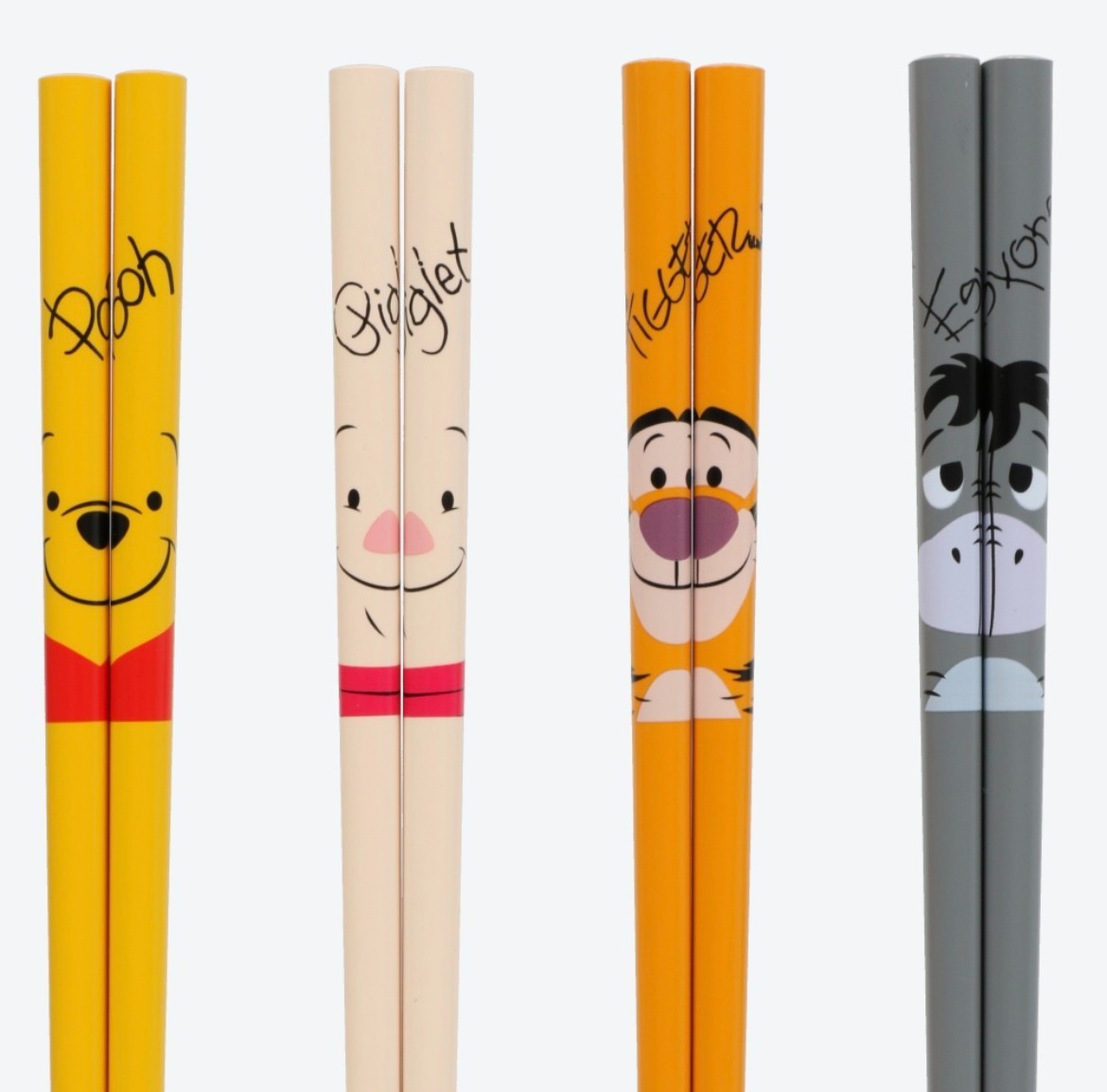 Japan Tokyo Disney Resort Chopsticks Tableware Winnie the Pooh 4 Servings 2025