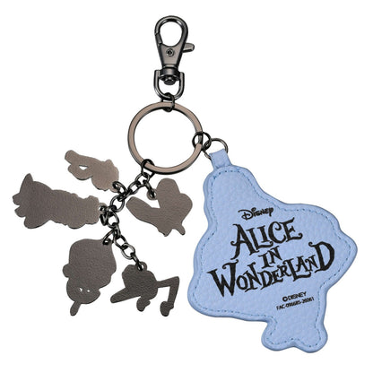 Japan Tokyo Disney Store Keychain ALICE IN WONDERLAND 75TH ANNIVERSARY