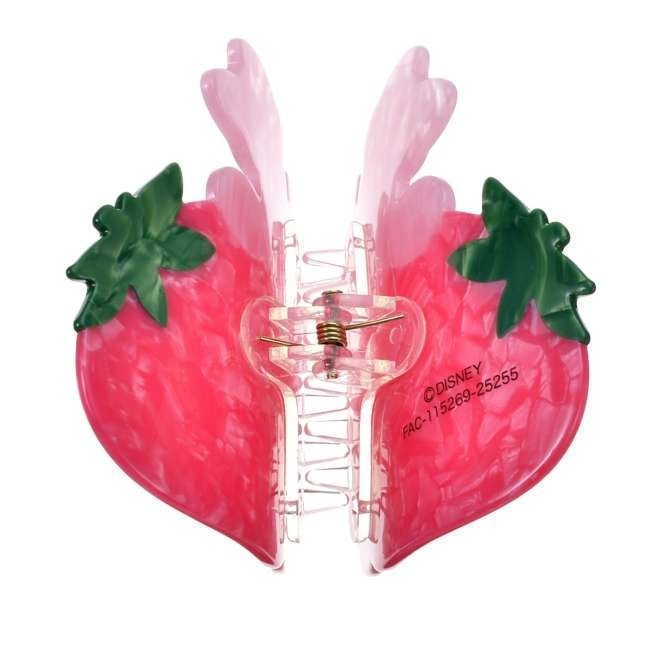 Japan Tokyo Disney Store Minnie Mouse Hair Clip Die-Cut GLOSSY FRUITS