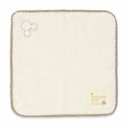 Japan Tokyo Disney Resort Mickey Mouse Mini Towel Fluffy White