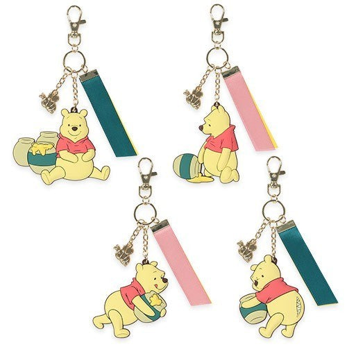 Japan Tokyo Disney Resort Winnie the Pooh Keychain Set Heartwarming