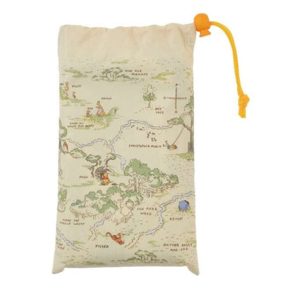 Japan Tokyo Disney Store Pooh and Friends Picnic Sheet S Pouch Map Compact