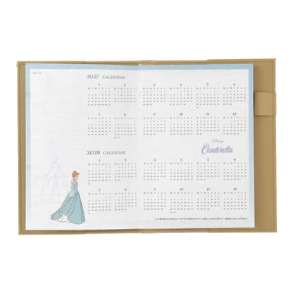 Japan Tokyo Disney Store Cinderella B6 Planner Schedule Book Diary 2027