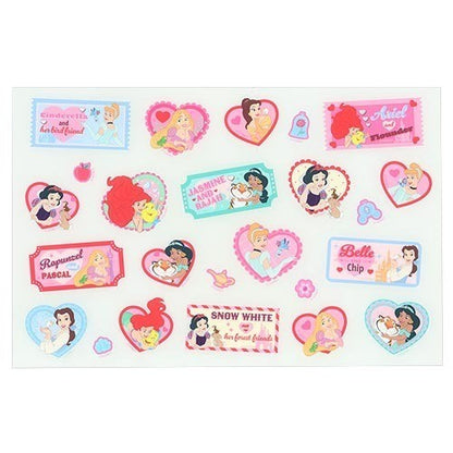 Japan Tokyo Disney Resort Princess Motif Sticker set