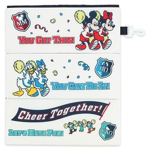 Japan Tokyo Disney Resort Mickey Minnie Portable Cushion Cheer Together