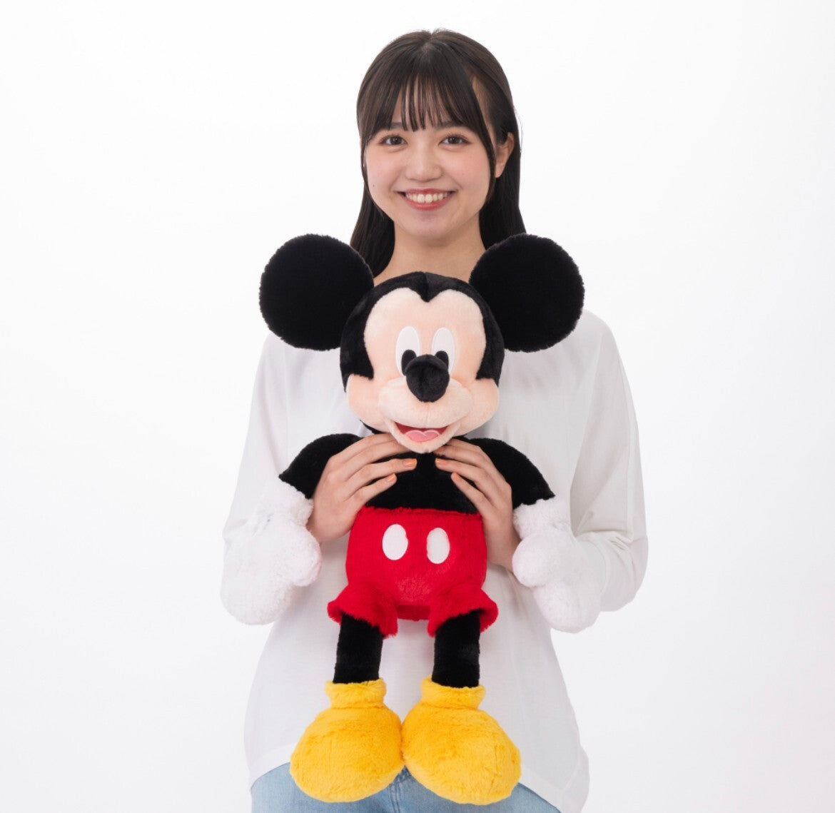 Japan Tokyo Disney Resort Plush Toy Fluffy Plushy Mickey Mouse