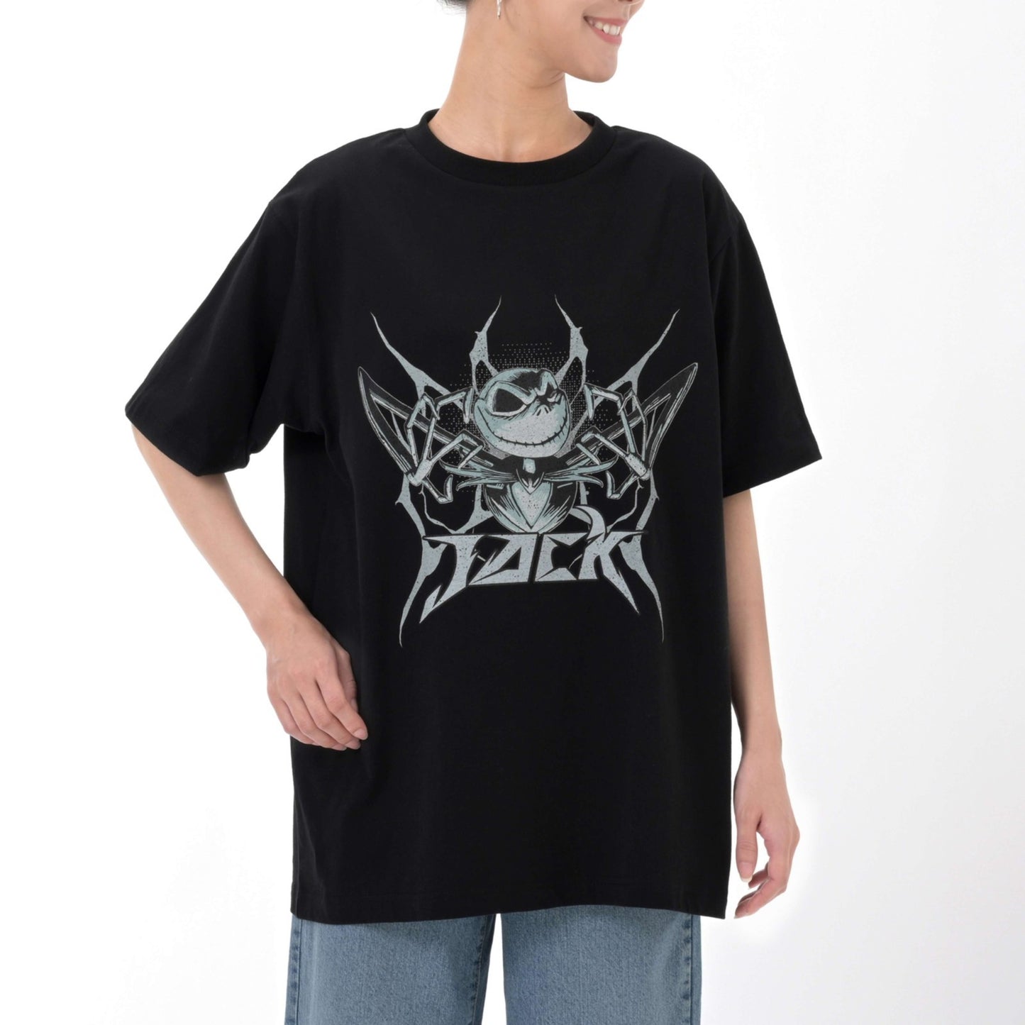 Japan Tokyo Disney Store Jack Skellington T-Shirt Black Collection Tim Burton