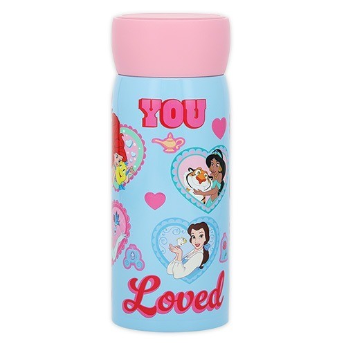 Japan Tokyo Disney Resort Princess Motif Stainless Steel Bottle