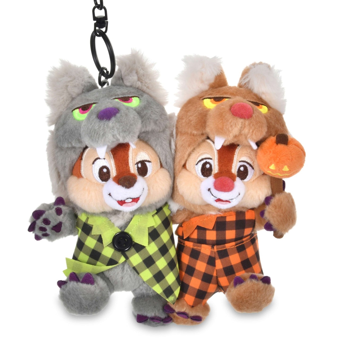Japan Tokyo Disney Store Chip and Dale Plush Toy Keychain Halloween 2026