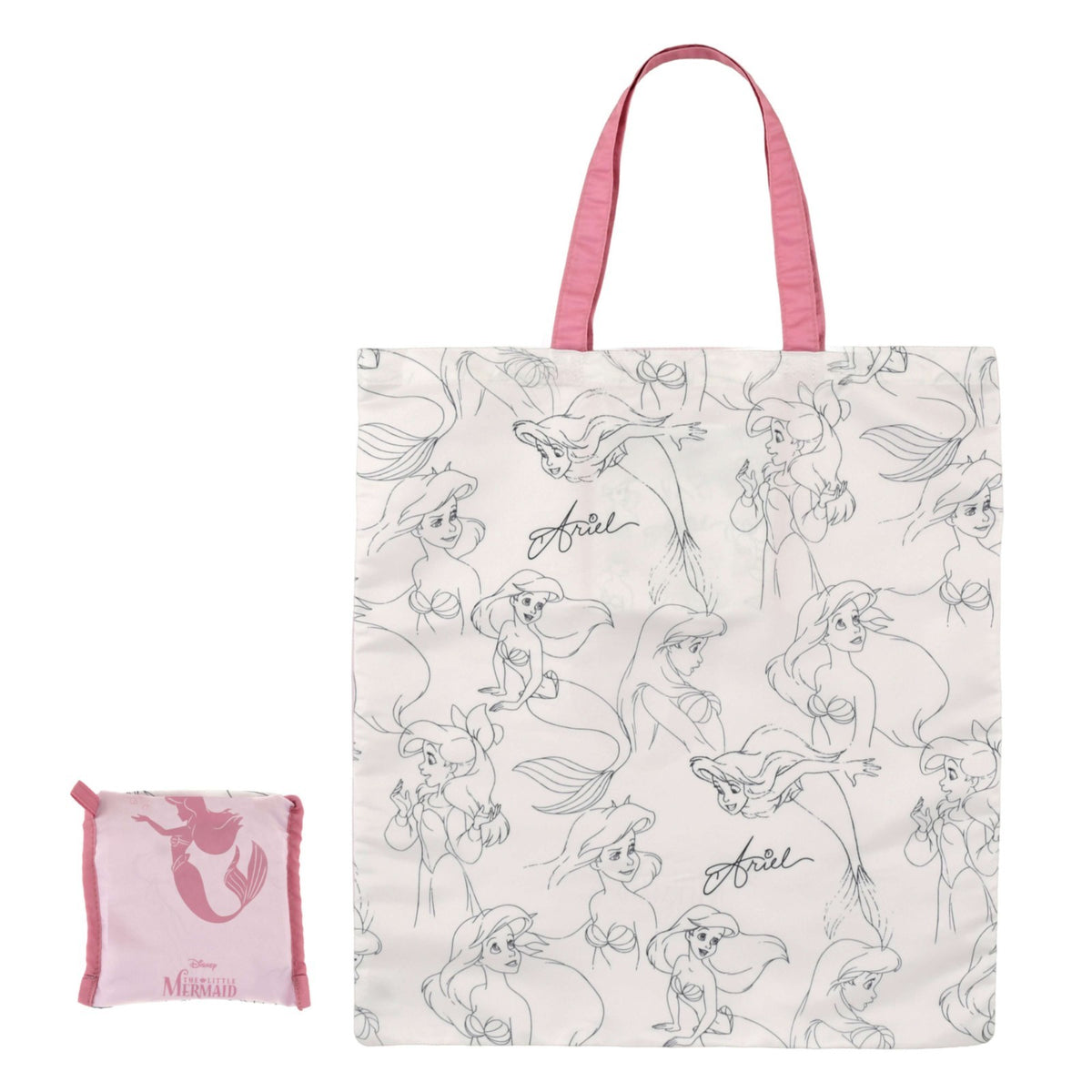 Japan Tokyo Disney Store Ariel Shopping Eco Bag Signature Little Mermaid