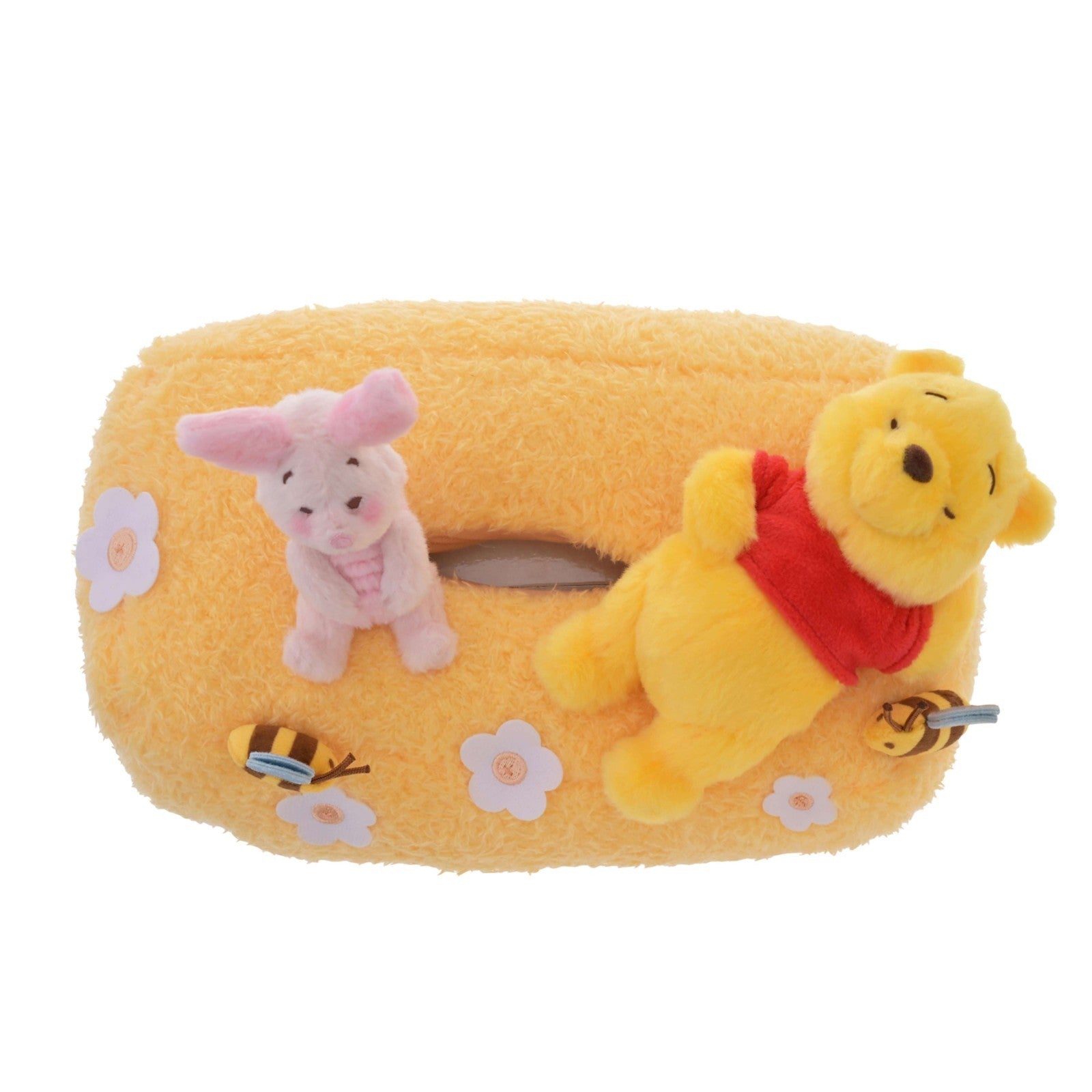 Japan Tokyo Disney Store Winnie the Pooh Piglet Tissue Box Cover Nap