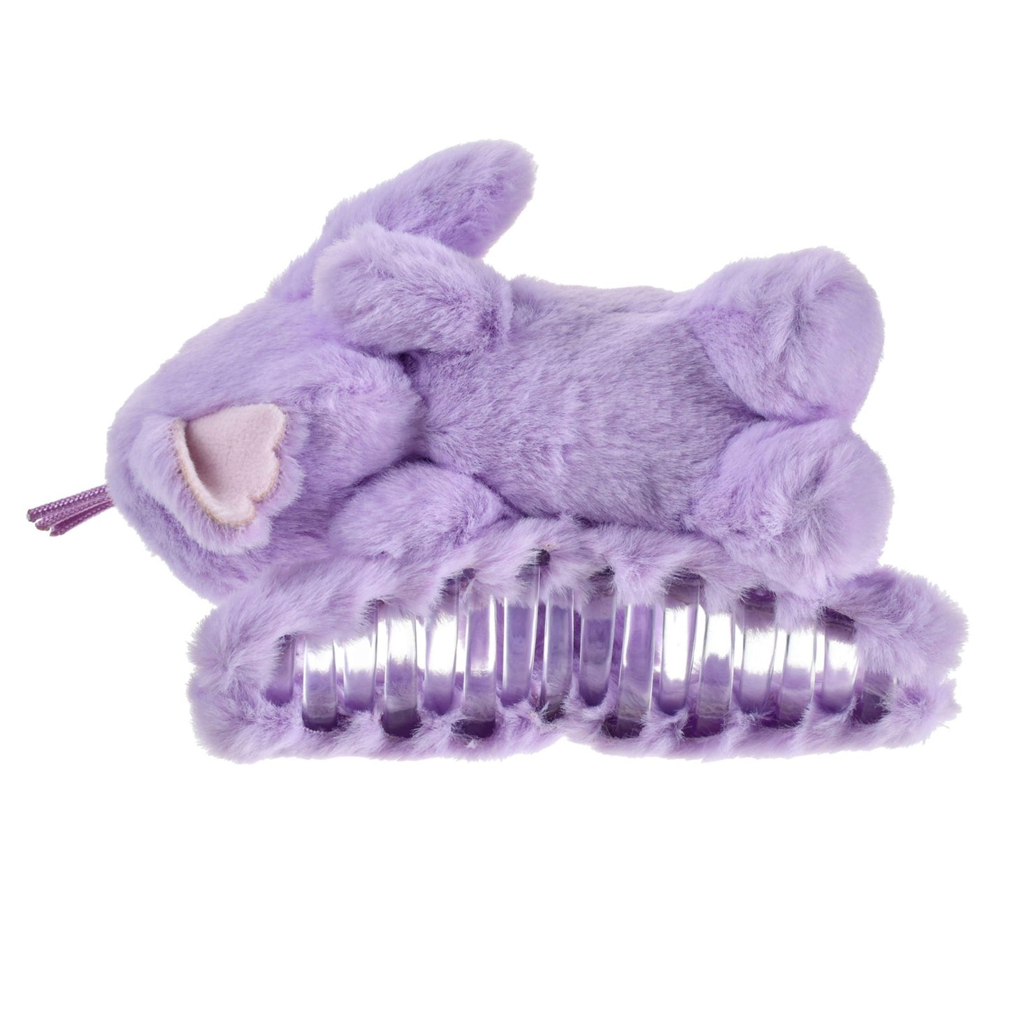 Japan Tokyo Disney Store Lumpy Hair Clip with Hug Plush Style Winnie the Pooh