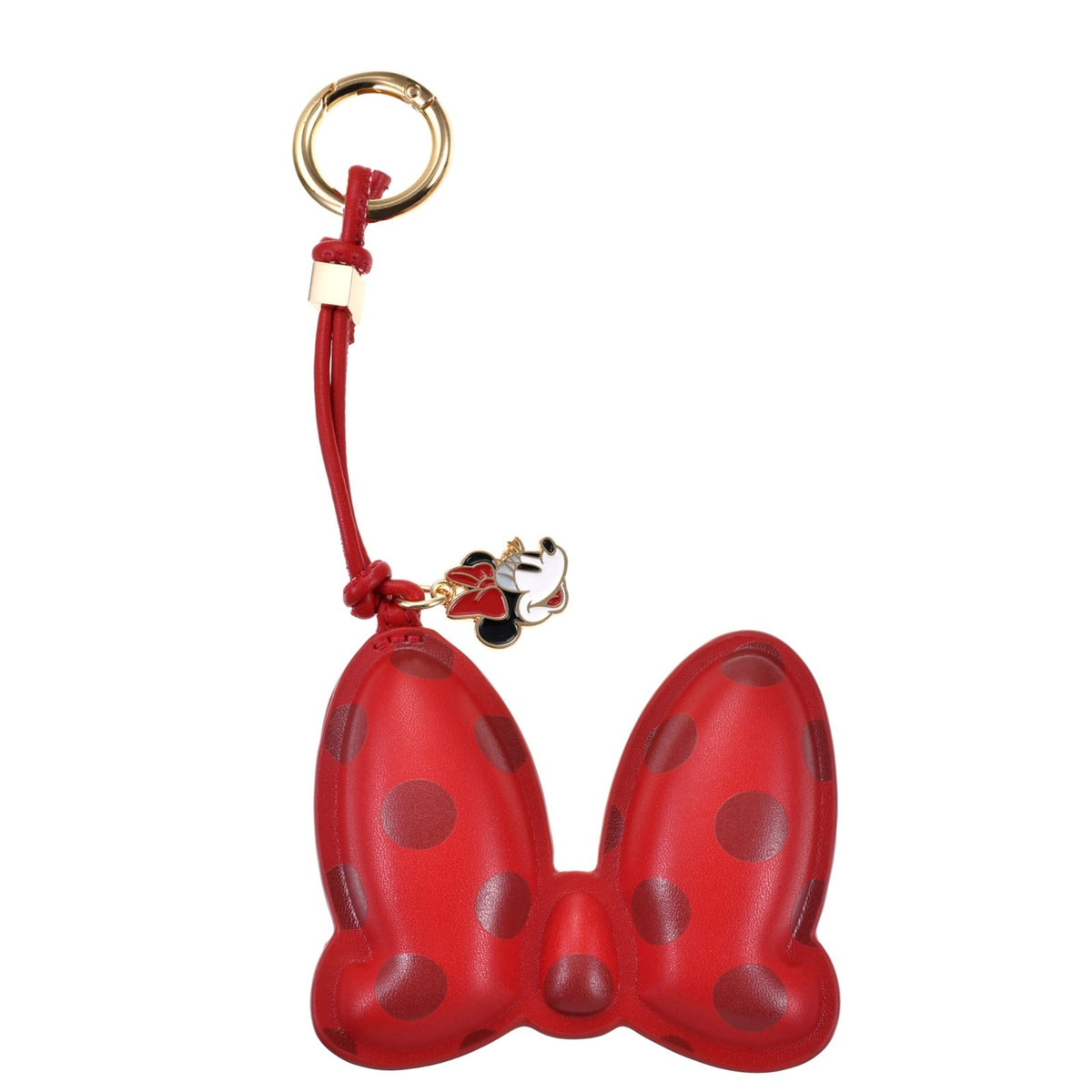 Japan Tokyo Disney Store Minnie Bag Charm with Mirror Carabiner Fashion Charm