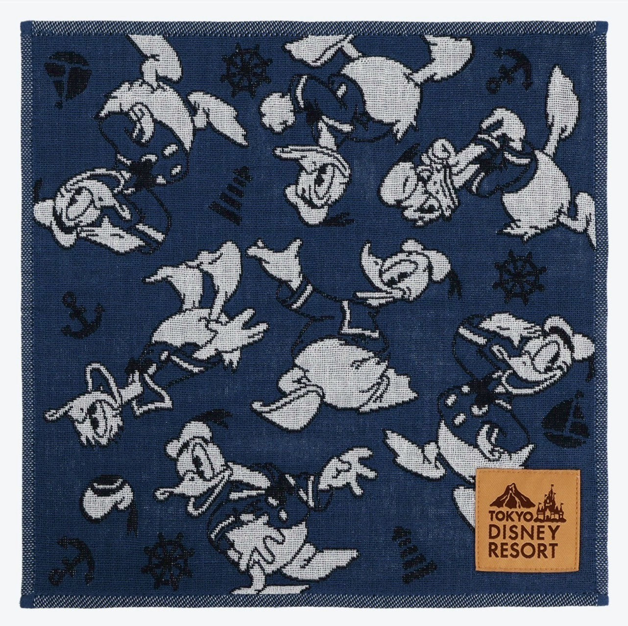Japan Tokyo Disney Resort Donald Duck Mini Towel Handkerchief Blue Limited 2026