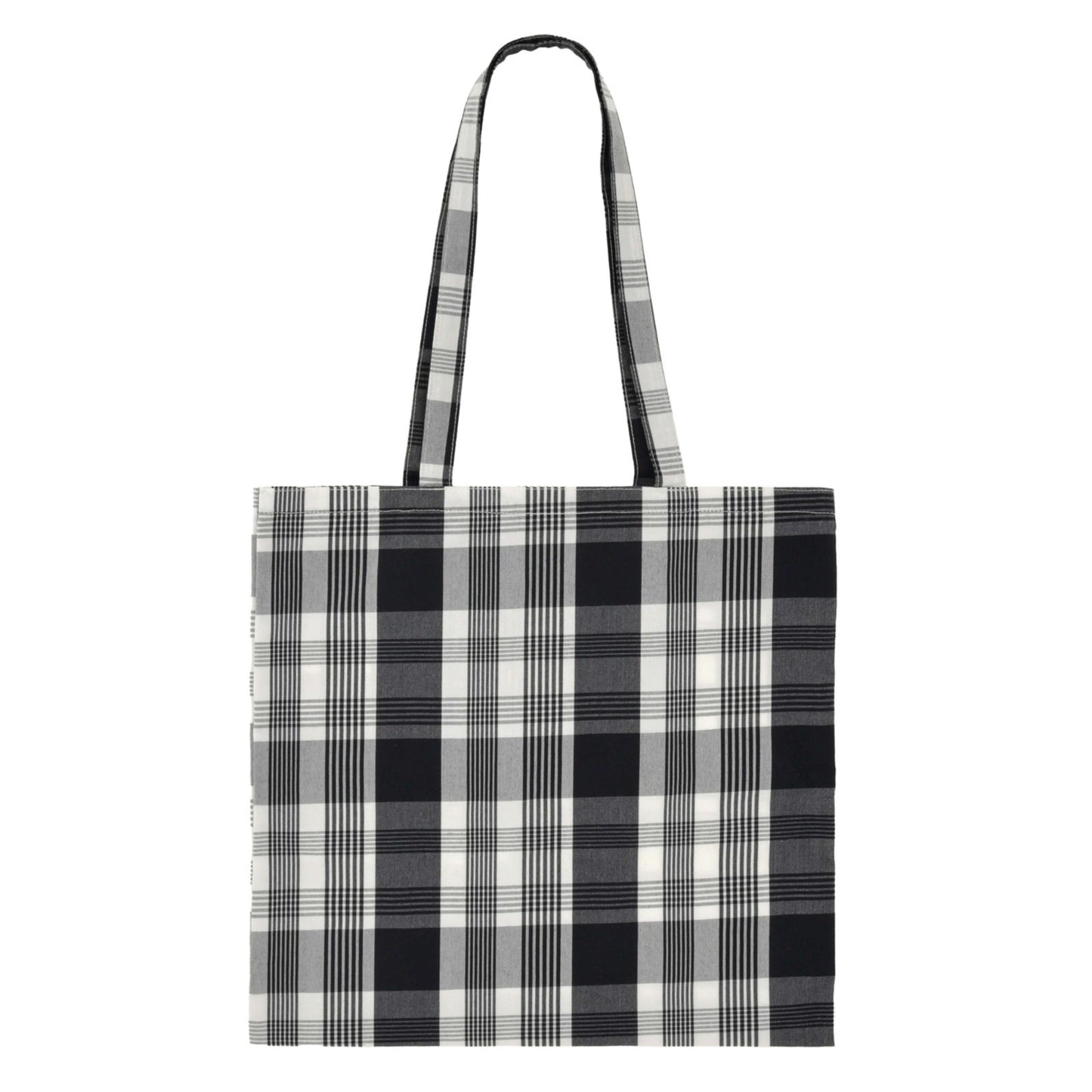 Japan Tokyo Disney Store Mickey Flat Tote Bag Monotone Check TOTE BAG Collection