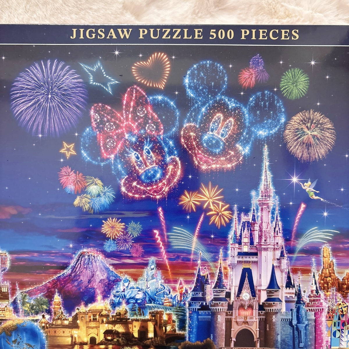 Japan Tokyo Disney Resort Jigsaw Puzzle Magic Shop Mickey Minnie Fireworks Flash