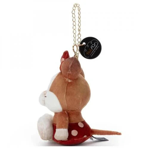 Japan Disney Takara Tommy Nui Pan Brett Plush Toy Keychain Minnie