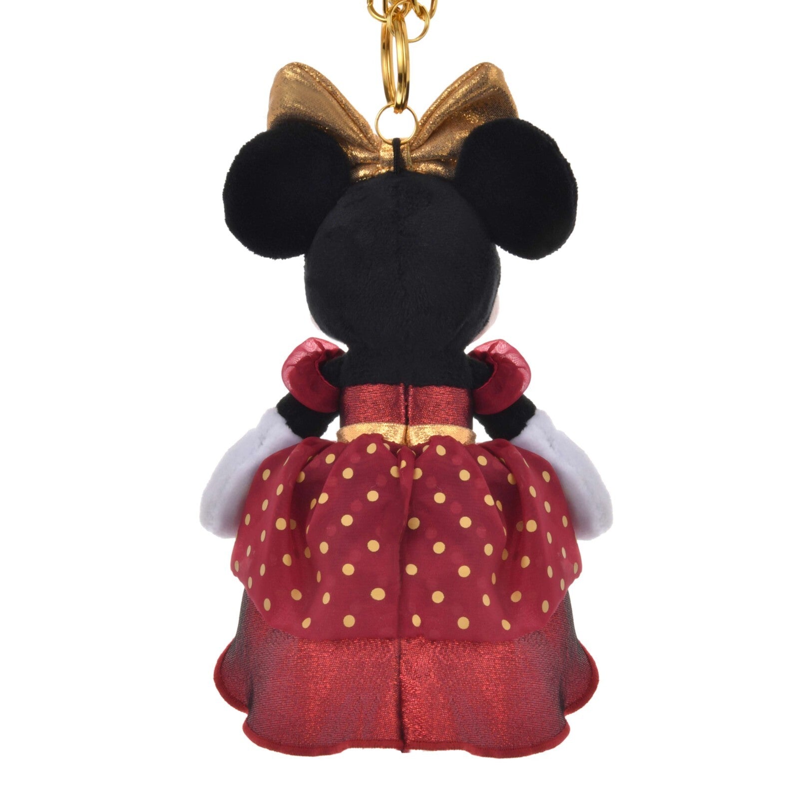 '+ Japan Tokyo Disney Store Minnie Plush Toy Keychain Resort 25th Anniversary