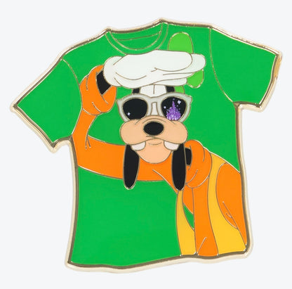 Japan Tokyo Disney Resort T-shirt Pin badge Collection Sunglasses Goofy